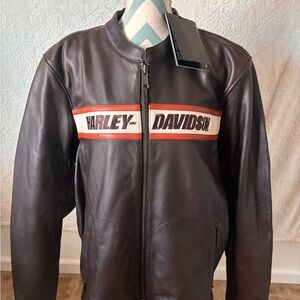 Harley-Davidson Men's Victory Lane II Leather Jacket Men’s size 2XL NWT